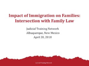 2 FINAL Impact of Immigration on Family Law 4.14.18 pdf