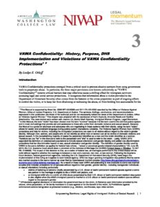 VAWA Confidentiality History Purpose and Violations pdf