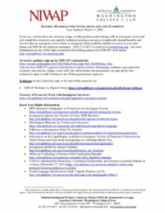 Advocates Attorneys Training Materials 12.20.22 pdf