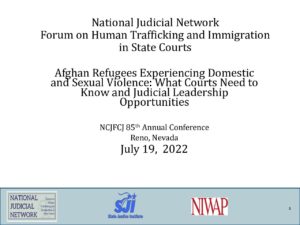 Afghan refugees DV NCJFCJ Reno 7.1.22 pdf