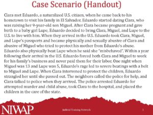 Case Scenario Handout ZG pdf