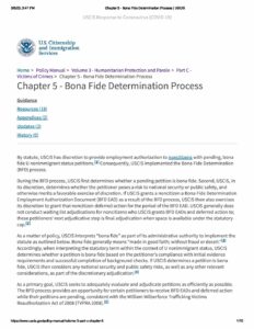 Chapter 5 Bona Fide Determination Process USCIS pdf