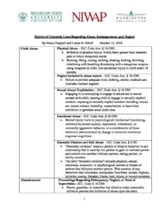 D.C. Law Chart pdf