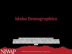 Demographics Idaho updated 9.27.23 pdf