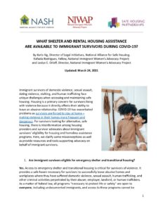 FAQ Immigrant Survivors Housing March 2021 pdf