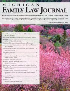 Family Law Journal Immigration Concerns for Family Law Practitioners final pdf