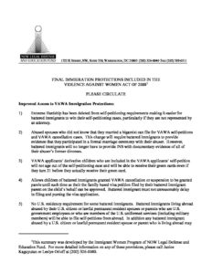 Final Immigration Protections VAWA 2000 1.19.01 pdf