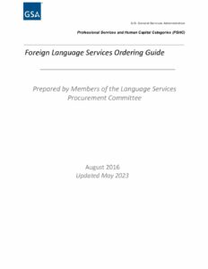 Foreign Language Services pdf