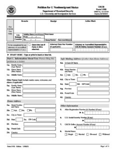 Form I 918 pdf