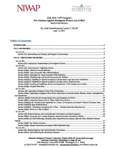 HR 5331 VAWA Immigrant Victims 2012 Section by Section Final 6.5.21 pdf