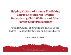 Helping Victims of Human Trafficking Courts 11.9.20 pdf