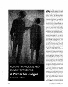Human Trafficking and Domestic Violence Leidholt A Primer for Judges pdf
