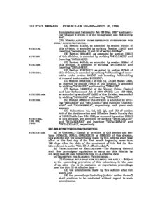 IIRAIRA Public Law 104 208 9.30.96 626 628 Sec 309 pdf