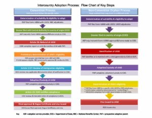 Intercountry Adoption Process Flow Chart of Key Steps pdf