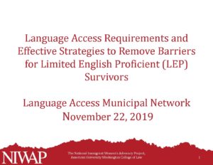 Language Access Municipal Network 11.19.19 FINAL pdf