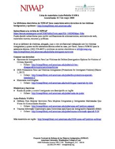 Lista de Materiales Auto Peticion VAWA pdf