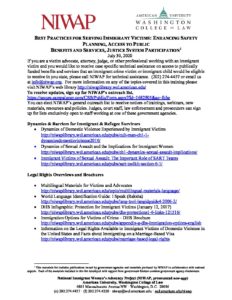 Materials List Calvert Charles St Marys NIWAP Training 7.28.20 pdf