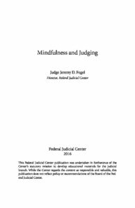 Mindfulness and Judging pdf