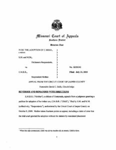 Missouri Appeals case pdf