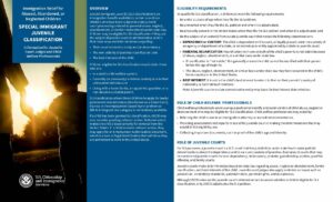 OPS Special Immigrant Juvenile Classification V7 508 Compliant pdf