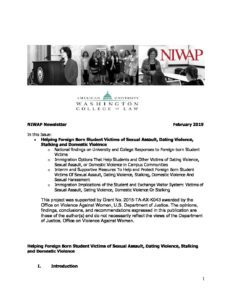 OVW 2018 04 03 newsletter college responses to foreign born students pdf