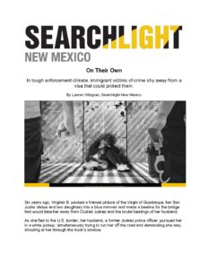On Their Own Villagran Searchlight NM 6.4.2019 pdf