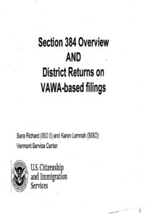 Pages 2 37 FOIA Battered Spouse Waiver Response 2017 District Office Training pdf