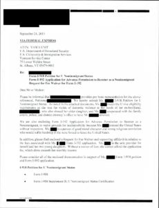 Reduced Crowell Moring sample Letter and complete I 918 I 192 package Redacted 1 pdf