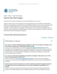 Same Sex Marriages USCIS pdf