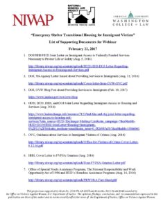 Shelter and Transitional Housing Immigrant Victims Policies Feb 2017 pdf