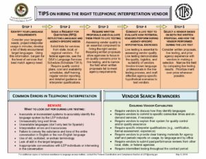 TIPS Telephone Vendor Selection pdf