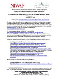UN Summit DV Covid Materials List 11.18.20 pdf