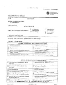 USCIS Fraud Referral Sheet pdf