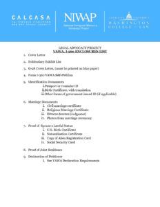 USE CALCASA SAMPLE VAWA I 360 Enclosures List zbp 12.17.19 pdf