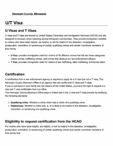 U T Visa Hennepin County pdf