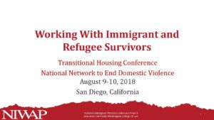 Working W Imm and Refugee Survivors final pdf