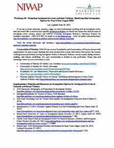 Workshop 1B Immigration Options Materials pdf