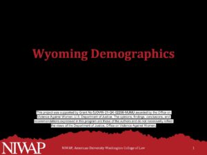 Wyoming Demographics updated 11.29.23 pdf